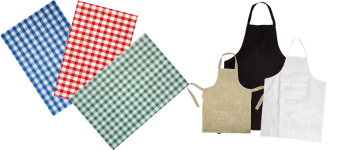 Aprons and Tablecloth